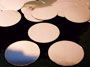 Round Confetti, Silver 3/4" by the packet or pound